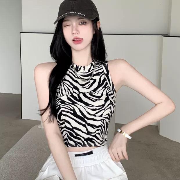 Áo ba lỗ nữ MUXIN thiết kế gợi cảm, không tay, dáng ngắn; áo lót croptop đa năng cho mùa hè.