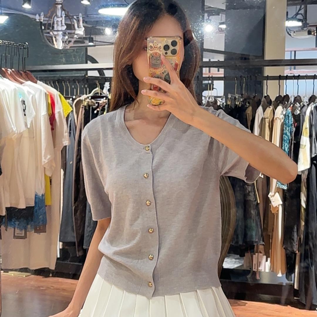 Áo khoác len tay ngắn phong cách Pháp MUXIIN – Áo nữ nhẹ, ôm dáng thanh lịch