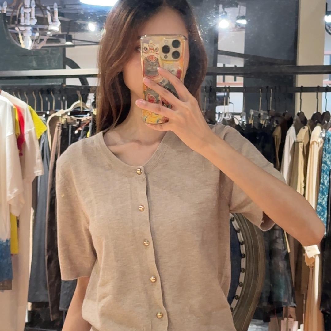 Áo khoác len tay ngắn phong cách Pháp MUXIIN – Áo nữ nhẹ, ôm dáng thanh lịch