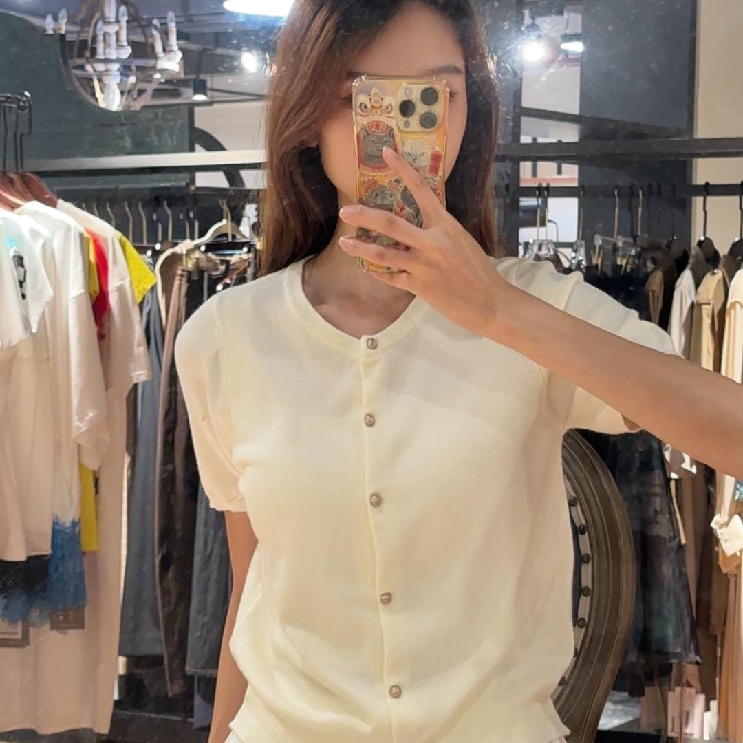 Áo khoác len tay ngắn phong cách Pháp MUXIIN – Áo nữ nhẹ, ôm dáng thanh lịch