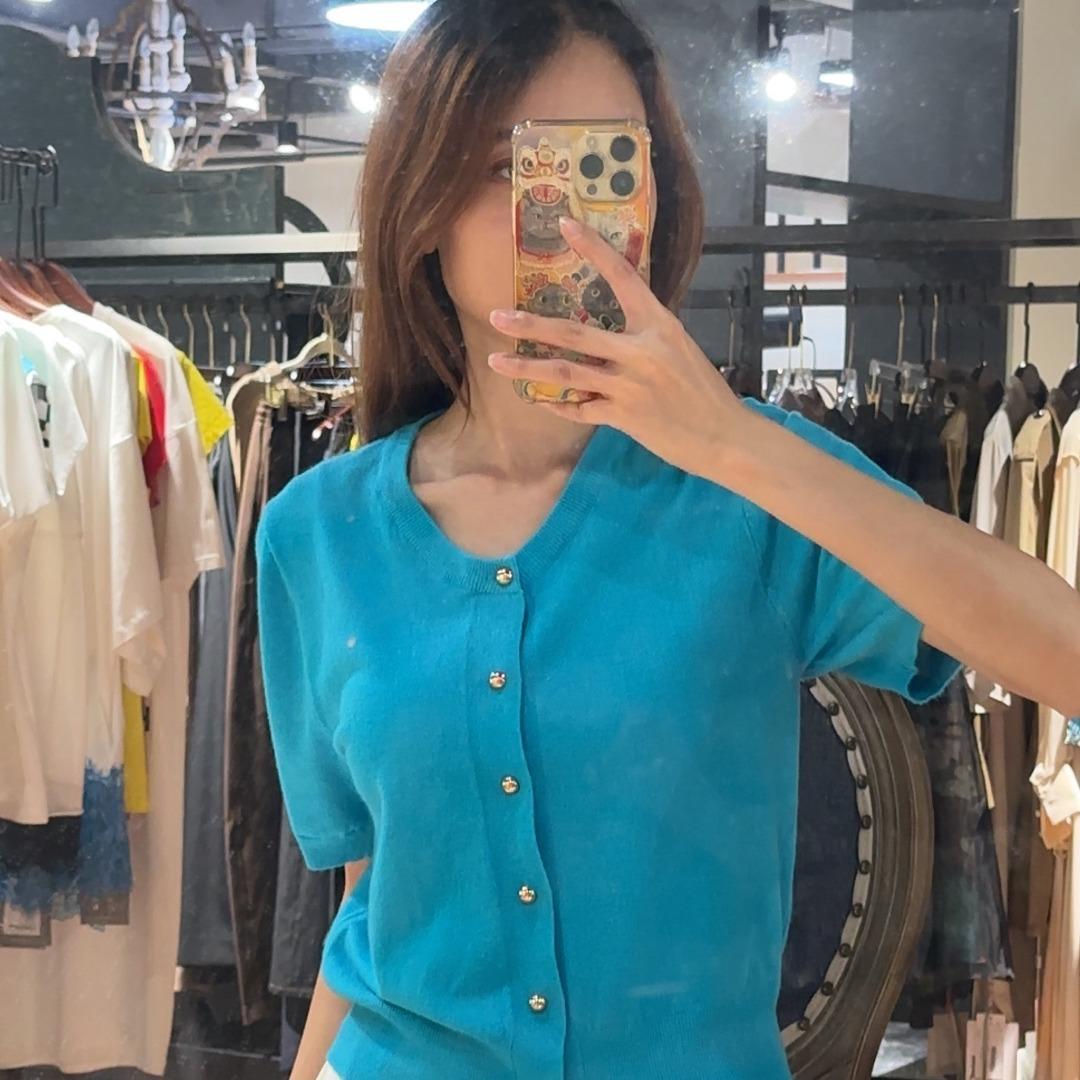 Áo khoác len tay ngắn phong cách Pháp MUXIIN – Áo nữ nhẹ, ôm dáng thanh lịch